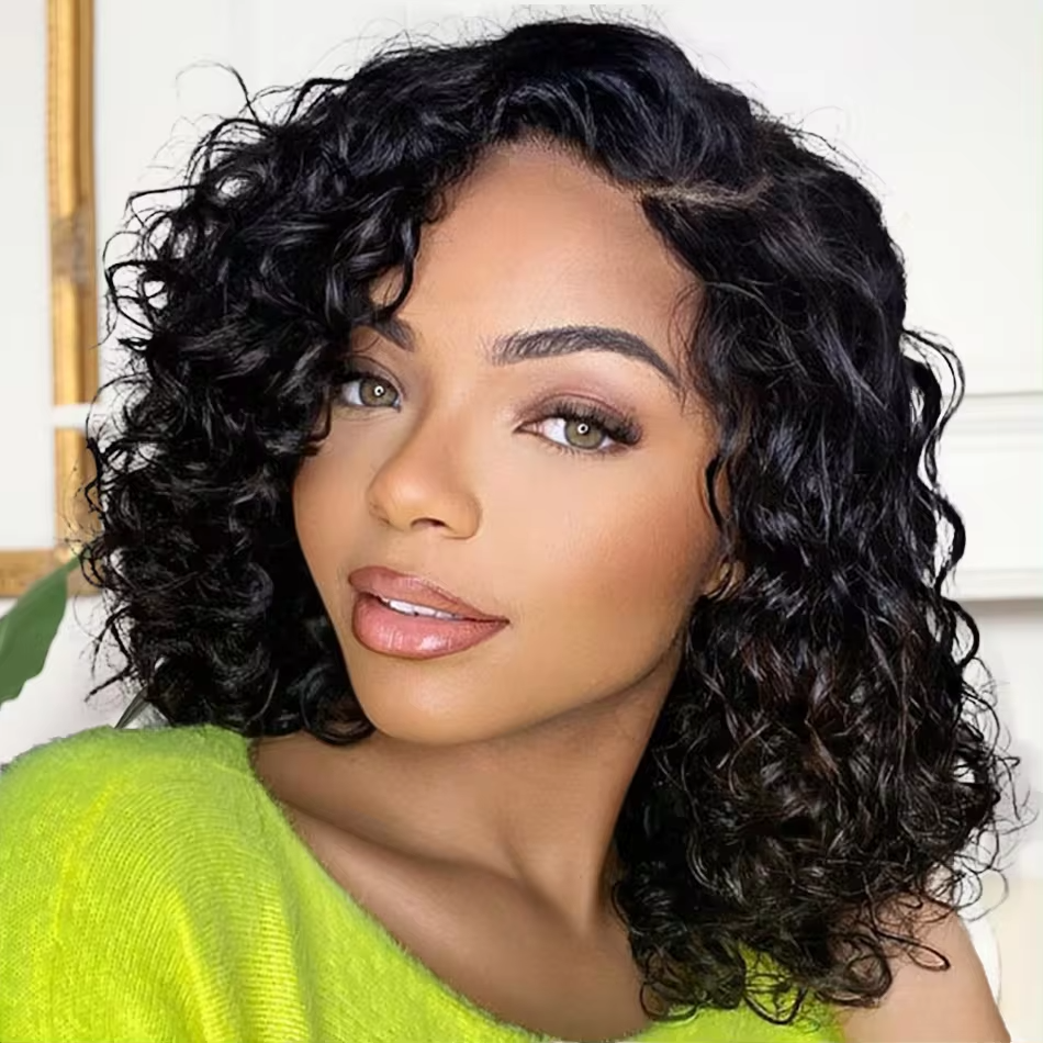 Wear & Go Ginger / Black Loose Deep Wave Minimalist HD Lace Glueless Wig