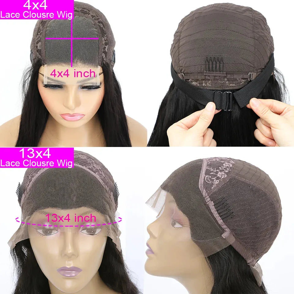 Wear & Go Loose Deep Wave 6x4 Glueless Wig 100% Human Hair
