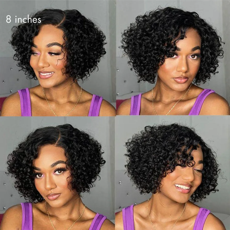 Wear & Go Ginger / Black Loose Deep Wave Minimalist HD Lace Glueless Wig
