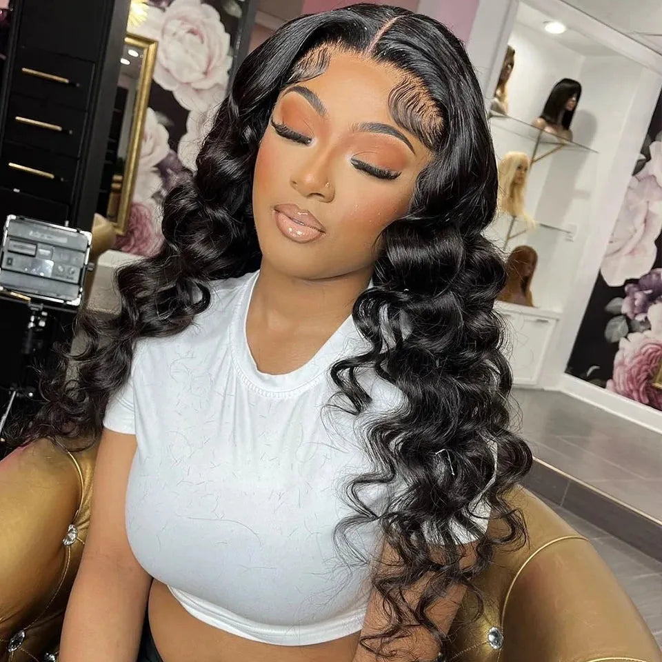 Wear & Go Loose Deep Wave 6x4 Glueless Wig 100% Human Hair