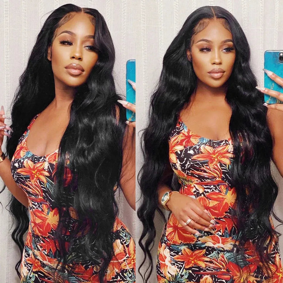 3pcs Jet Black Body Wave Bundles 100% Virgin Brazilian Human Hair