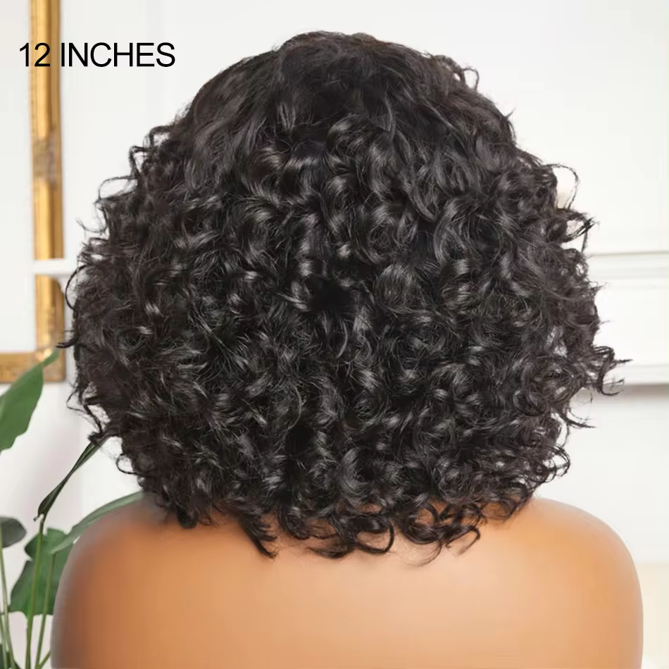 Wear & Go Ginger / Black Loose Deep Wave Minimalist HD Lace Glueless Wig