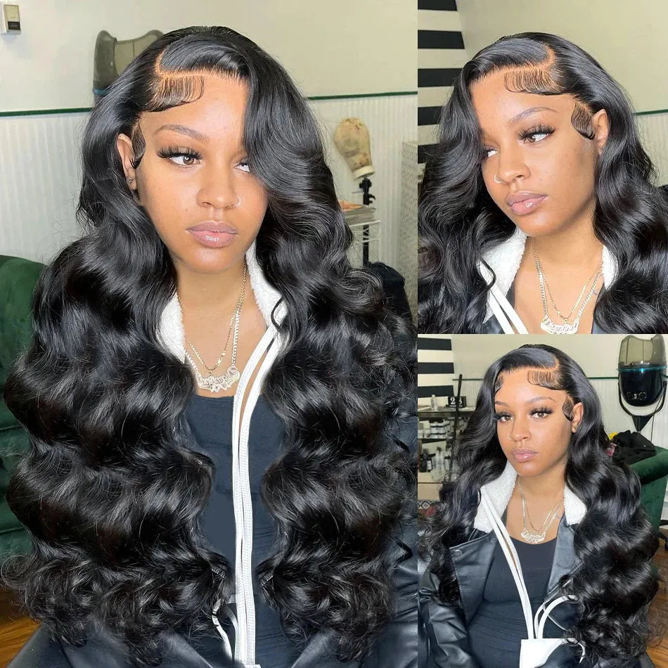 Body Wave Pre-Cut 13x6 Transparent Front Lace Wig 100% Human Hair