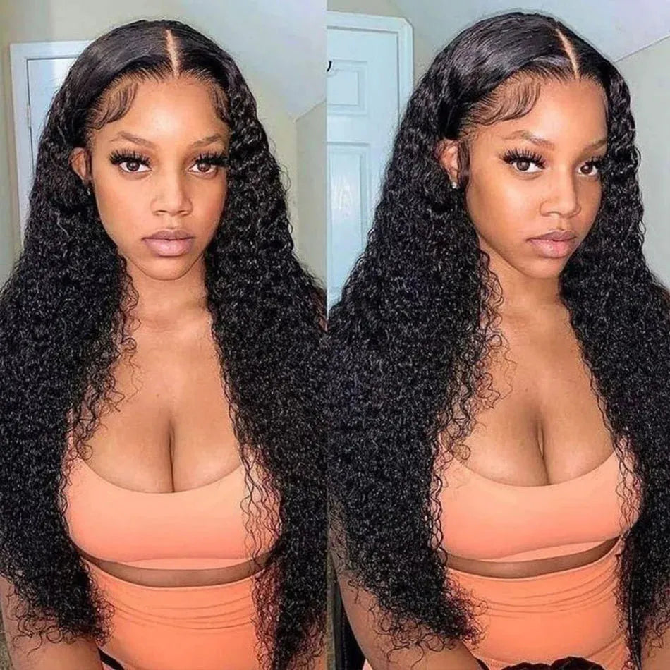 3pcs Natural Black Kinky Curly Bundles 100% Virgin Brazilian Human Hair