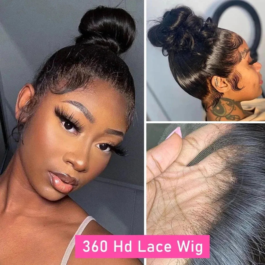 Body Wave 5x5 Glueless/13x4 HD Pre-Cut Front Lace Wig 100% Human Hair