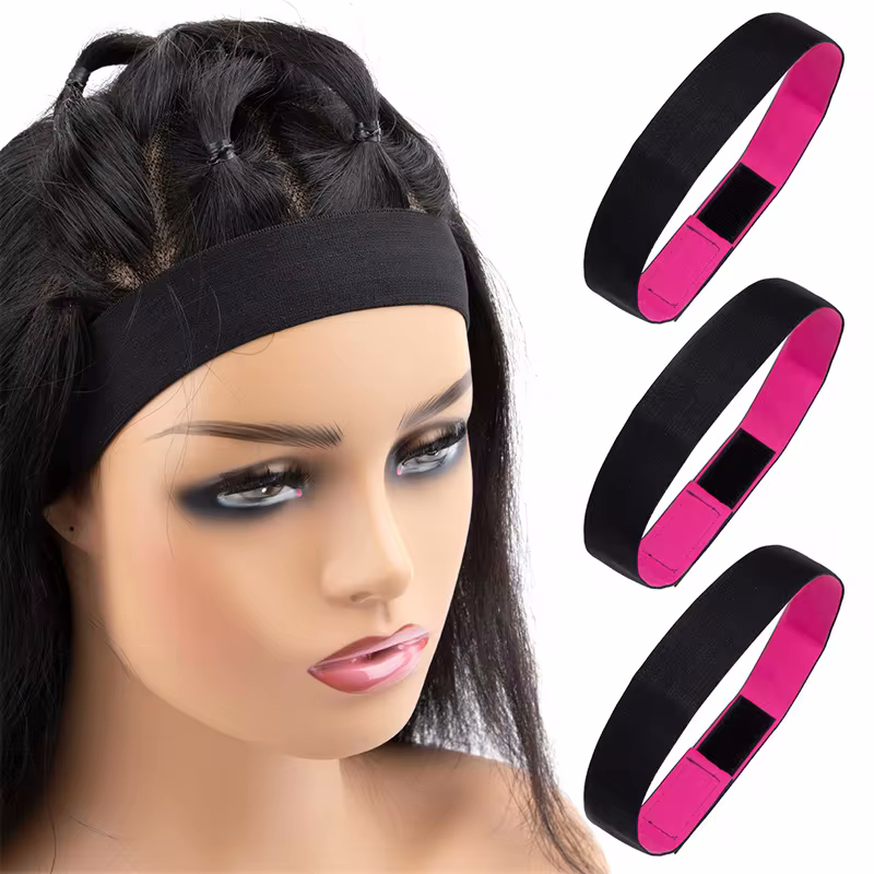 7 Pcs Wig Install Kit: Wax Stick, Glue Remover, Glue, Wig Cap, Lace Band, Brush (Free For $189+ Orders)