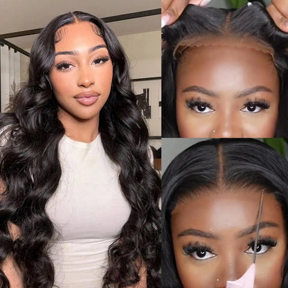 Body Wave 5x5 Glueless/13x4 HD Pre-Cut Front Lace Wig 100% Human Hair