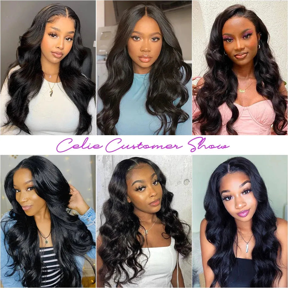 Body Wave 5x5 Glueless/13x4 HD Pre-Cut Front Lace Wig 100% Human Hair