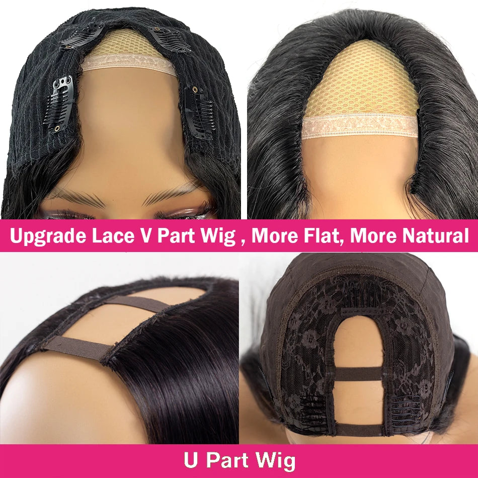 Jerry Curl / Afro Kinky Curly Glueless 100% Malaysian Human Hair Wig