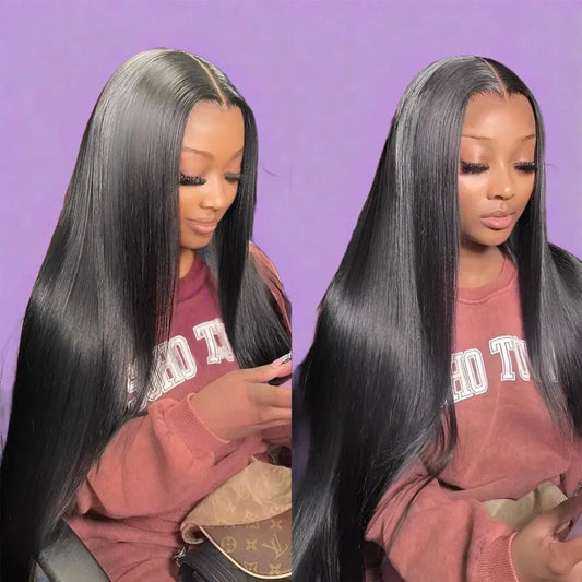 Wear and Go Straight 5x5 Pre-Cut HD Lace Closure Glueless Wig 100% Human Hair