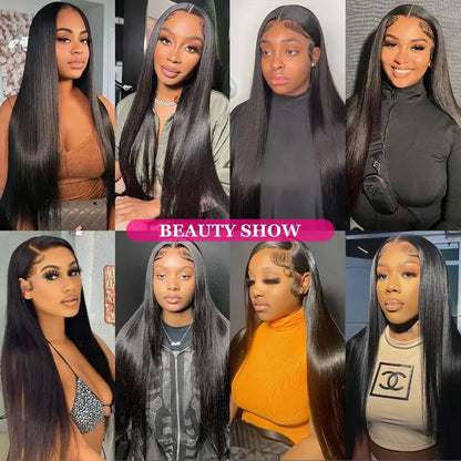 Wear and Go Straight 5x5 Pre-Cut HD Lace Closure Glueless Wig 100% Human Hair