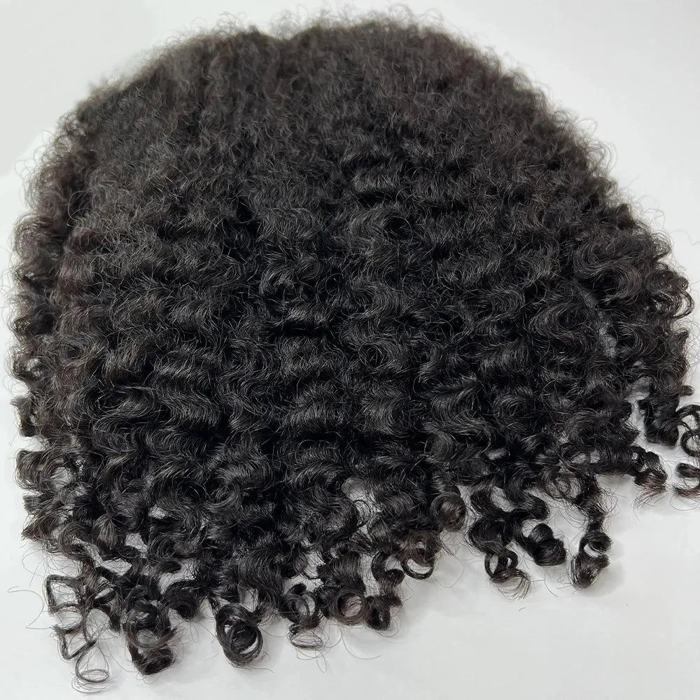 Natural Black Curly Clip In Hair Extension 100% Virgin Brazilian Human Hair